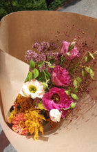 Load image into Gallery viewer, Wrapped Fresh Flower Bouquet
