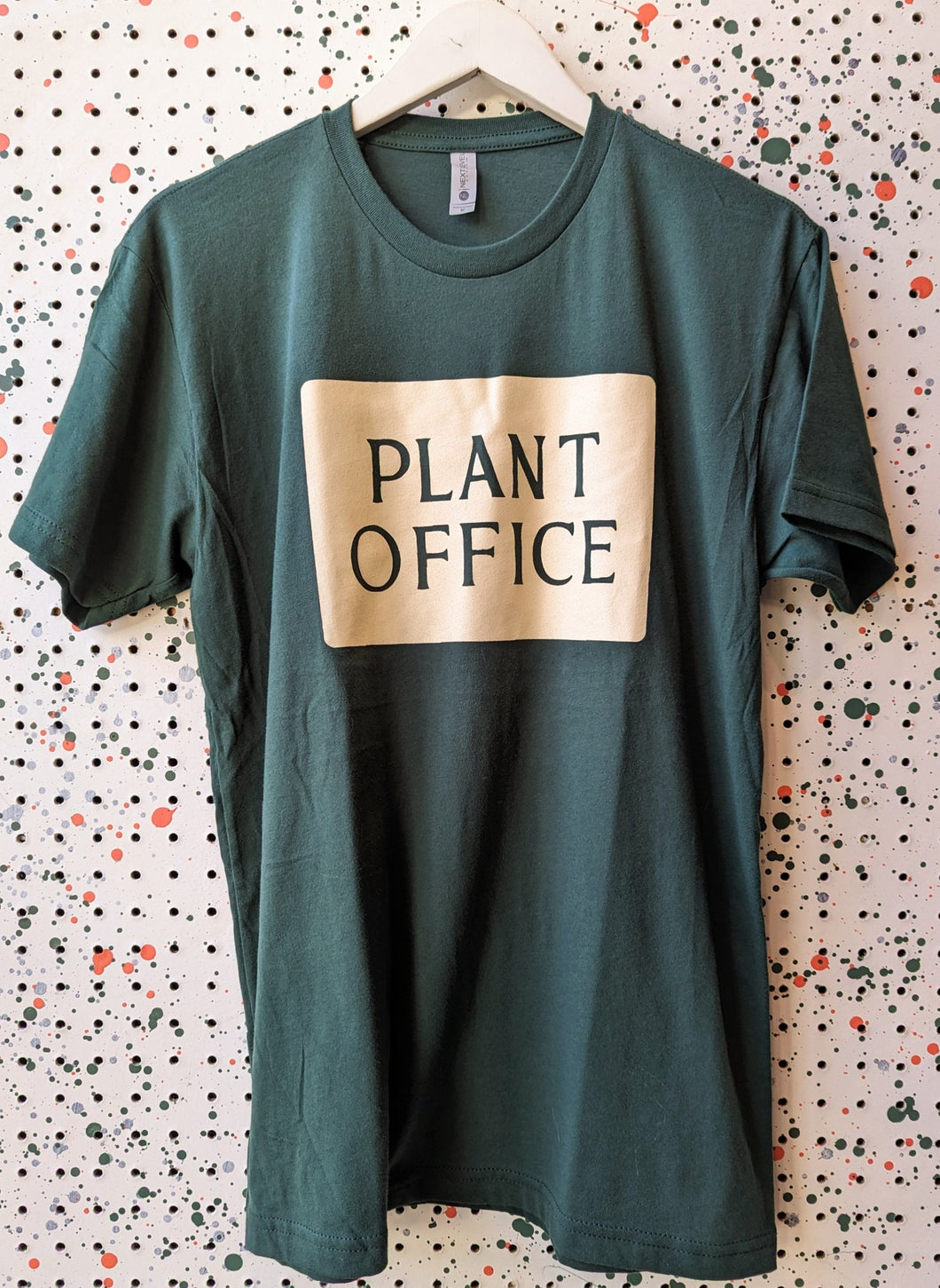 Forest Green Plant Office Crewneck T-Shirt